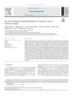 Life cycle assessment of material footprint in recycling