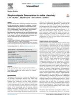 Single-molecule fluorescence in redox chemistry