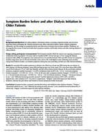 Symptom burden before and after dialysis initiation in older patients