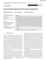 Structural basis of glucocorticoid receptor signaling bias