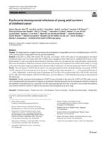 Psychosocial developmental milestones of young adult survivors of childhood cancer