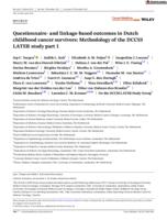 Questionnaire- and linkage-based outcomes in Dutch childhood cancer survivors