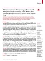 Risk and determinants of low and very low bone mineral density and fractures in a national cohort of Dutch adult childhood cancer survivors (DCCSS-LATER)