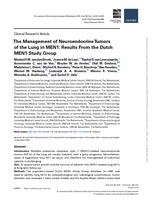 The management of neuroendocrine tumors of the lung in MEN1