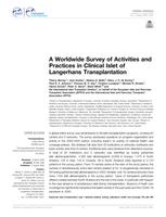 A worldwide survey of activities and practices in clinical islet of Langerhans Transplantation