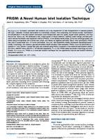 PRISM: a novel human islet isolation technique