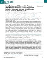 Early eculizumab withdrawal in patients with atypical hemolytic uremic syndrome in native kidneys is safe and cost-effective