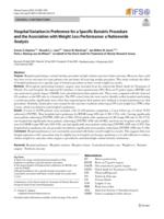 Hospital variation in preference for a specific bariatric procedure and the association with weight loss performance