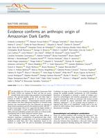 Evidence confirms an anthropic origin of Amazonian Dark Earths