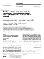 Development, characterization, and in vivo validation of a humanized C6 monoclonal antibody that inhibits the membrane attack complex