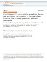 Combination of pre-adapted bacteriophage therapy and antibiotics for treatment of fracture-related infection due to pandrug-resistant Klebsiella pneumoniae