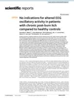 No indications for altered EEG oscillatory activity in patients with chronic post-burn itch compared to healthy controls