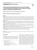 Eating disorder psychopathology dimensions based on individual co-occurrence patterns of symptoms over time