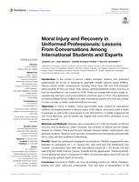 Moral injury and recovery in uniformed professionals: lessons from conversations among international students and experts
