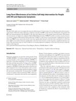 Long-term effectiveness of an online self-help intervention for people with HIV and depressive symptoms