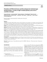 Prevalence of FRAX risk factors and the osteoporosis treatment gap among women >= 70 years of age in routine primary care across 8 countries in Europe