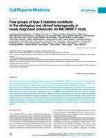 Four groups of type 2 diabetes contribute to the etiological and clinical heterogeneity in newly diagnosed individuals