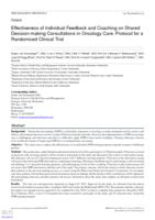 Effectiveness of individual feedback and coaching on shared decision-making consultations in oncology care