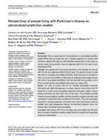 Perspectives of people living with Parkinson's disease on personalized prediction models