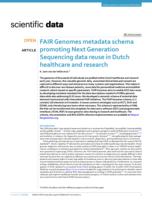 FAIR genomes metadata schema promoting next generation sequencing data reuse in Dutch healthcare and research