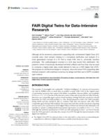 FAIR Digital Twins for Data-Intensive Research