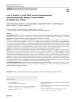 Loss of function of renal Glut2 reverses hyperglycaemia and normalises body weight in mouse models of diabetes and obesity