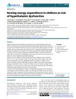 Resting energy expenditure in children at risk of hypothalamic dysfunction