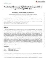 Possibility of enhancing digital health interoperability in Uganda through FAIR Data