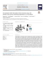 An automated online three-phase electro-extraction setup with machine-vision process monitoring hyphenated to LC-MS analysis