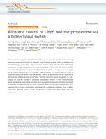 Allosteric control of Ubp6 and the proteasome via a bidirectional switch