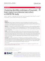 Clustering identifies endotypes of traumatic brain injury in an intensive care cohort