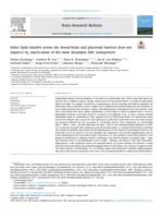 Ether lipid transfer across the blood-brain and placental barriers does not improve by inactivation of the most abundant ABC transporters