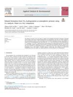 Ethanol formation from CO2 hydrogenation at atmospheric pressure using Cu catalysts