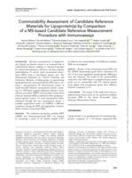 Commutability assessment of candidate reference materials for lipoprotein(a) by comparison of a MS-based candidate reference measurement procedure with immunoassays