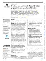 Prevalence and determinants of atrial fibrillation progression in paroxysmal atrial fibrillation