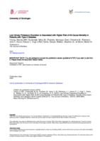 Low urinary potassium excretion is associated with higher risk of all-cause mortality in patients with type 2 diabetes