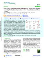 Long-term controlled growth factor release using layer-by-layer assembly for the development of In vivo tissue-engineered blood vessels