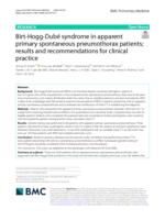 Birt-Hogg-Dube syndrome in apparent primary spontaneous pneumothorax patients