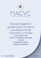 Forced migration governance at critical junctures of state formation in Tunisia