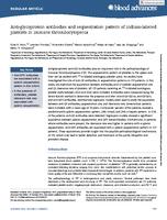 Anti-glycoprotein antibodies and sequestration pattern of indium-labeled platelets in immune thrombocytopenia