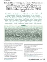 Effect of prior therapy and disease refractoriness on the efficacy and safety of oral selinexor in patients with diffuse large B-cell lymphoma (DLBCL)