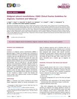 Malignant pleural mesothelioma