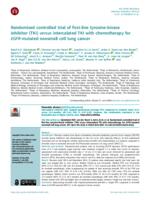 Randomised controlled trial of first-line tyrosine-kinase inhibitor (TKI) versus intercalated TKI with chemotherapy for EGFR-mutated nonsmall cell lung cancer