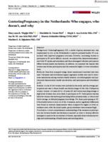 CenteringPregnancy in the Netherlands