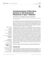 Functional impact of risk gene variants on the autoimmune responses in type 1 diabetes