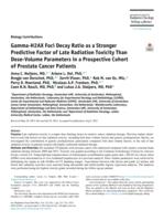 Gamma-H2AX foci decay ratio as a stronger predictive factor of late radiation toxicity than dose-volume parameters in a prospective cohort of prostate cancer patients