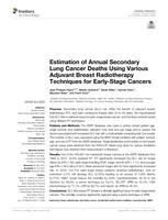 Estimation of annual secondary lung cancer deaths using various adjuvant breast radiotherapy techniques for early-stage cancers