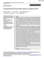 Conceptualizing learning health systems