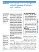 Aligning work-as-imagined and work-as-done using FRAM on a hospital ward