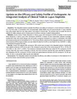 Update on the efficacy and safety profile of voclosporin